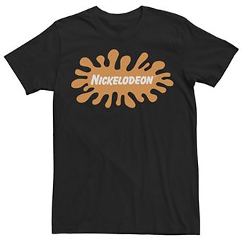 Big & Tall Nickelodeon Classic Splatter Logo Graphic Tee