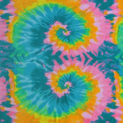 On sale Betsey Johnson Twin/Twin XL Tie-Dye Love Plush Blanket