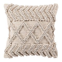 Decor 140 Suri Taupe Pillow, Beig/Green, 22X22