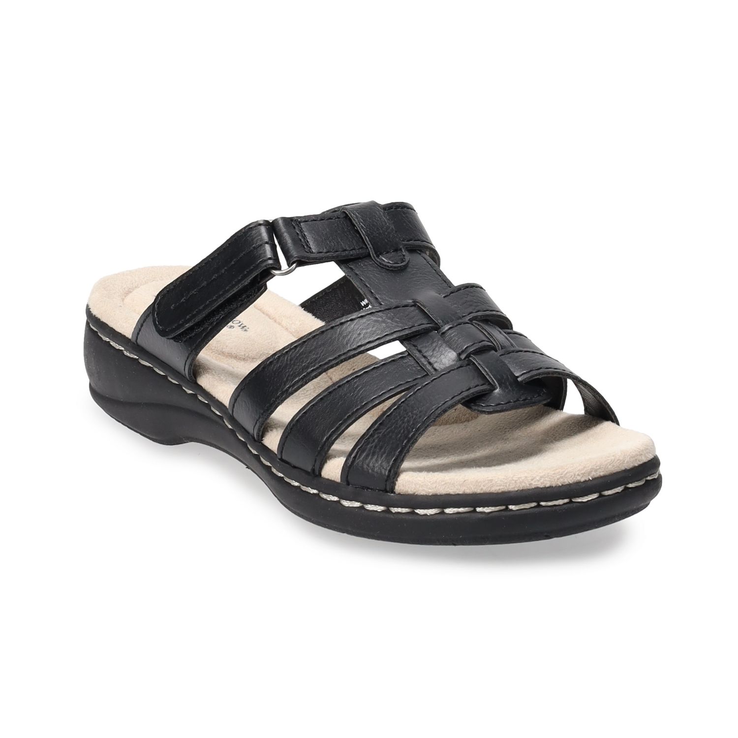 kohls black sandals