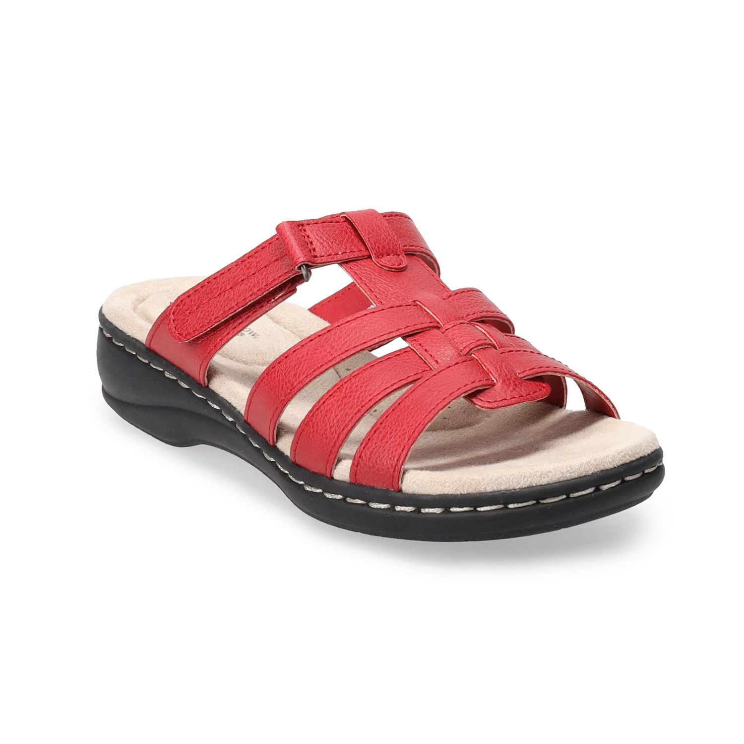 kohls red sandals