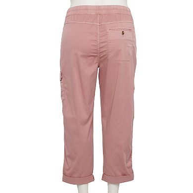Plus Size Sonoma Goods For Life® Pull-On Utility Capri Pants