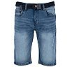 Men's Xray Slim-Fit Stretch Denim Belted Shorts