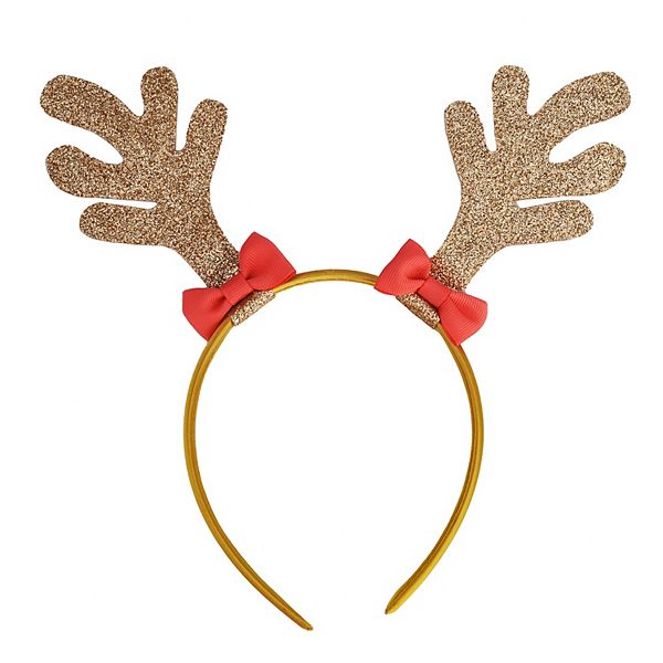 Pink reindeer deals antlers headband