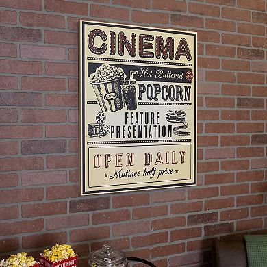Stratton Home Decor Vintage Inspired Cinema Wall Art