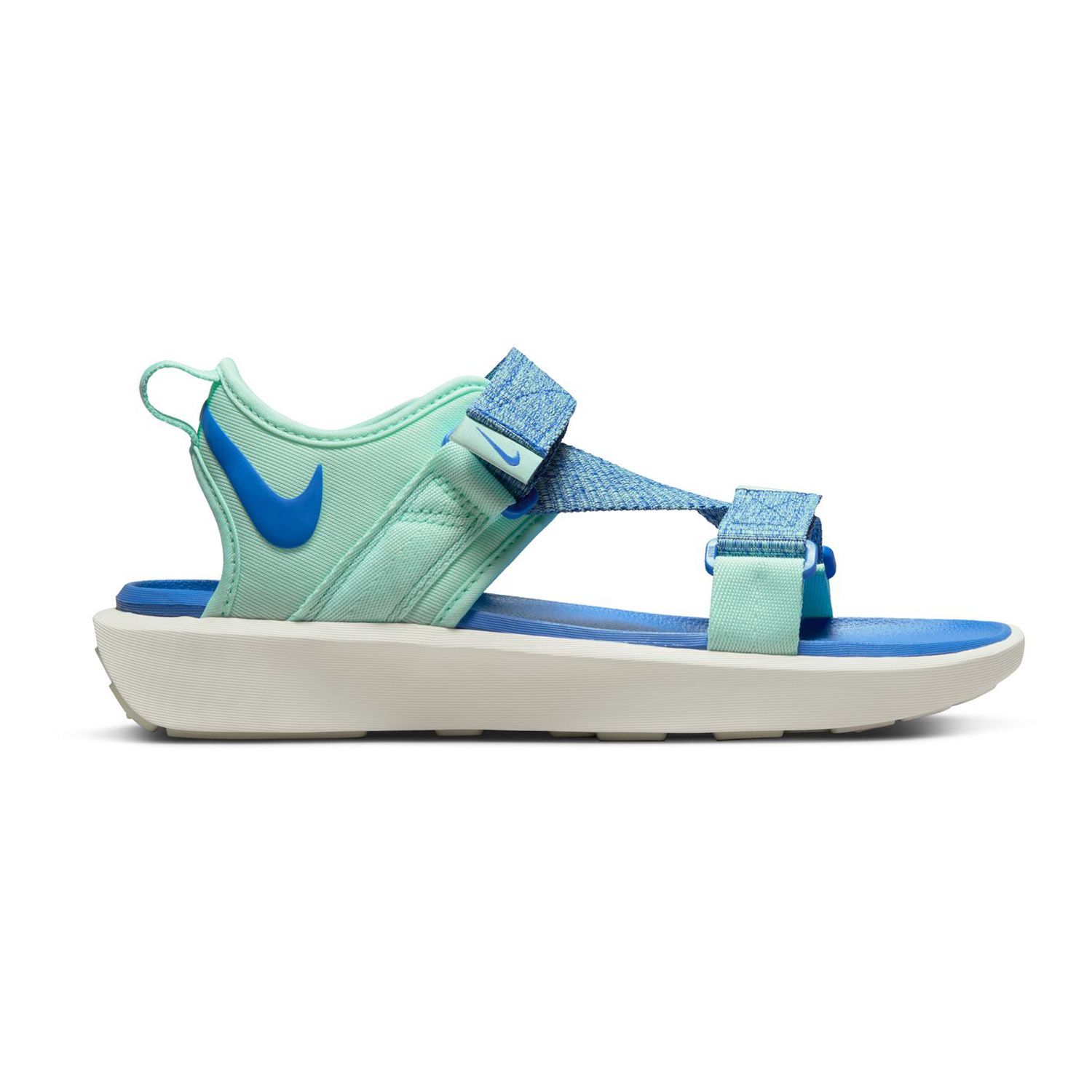 nike sandals women blue