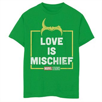 Boys 8-20 Marvel Loki Love Is Mischief Graphic Tee