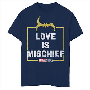 Boys 8-20 Marvel Loki Love Is Mischief Graphic Tee