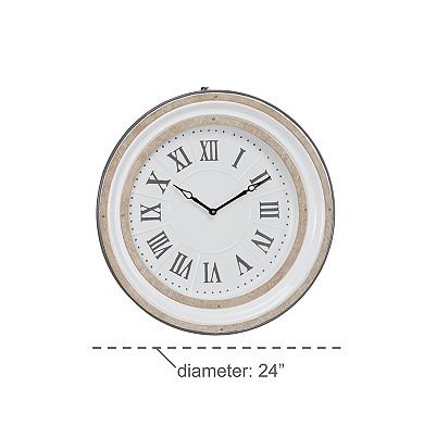 Stella & Eve Two Tone Wall Clock