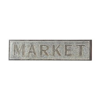 Stella & Eve Gray Iron Market Wall Decor