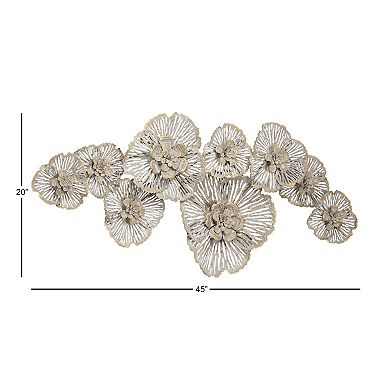 Stella & Eve Metal Flower Wall Decor