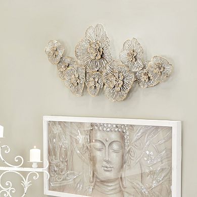 Stella & Eve Metal Flower Wall Decor