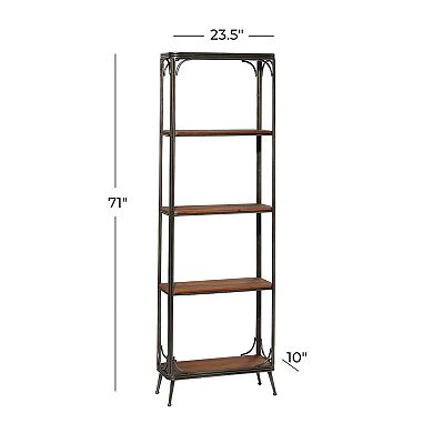 Stella & Eve 5-Tier Wooden Storage Shelf