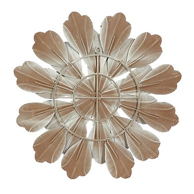 Stella & Eve Blue Metal Floral Wall Decor 3-Piece Set