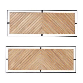 Stella & Eve Chevron Wall Decor 2 pc Set