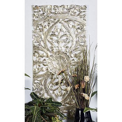 Stella & Eve Carved Floral Wall Decor 3-Piece Set
