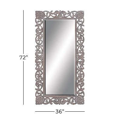 Stella & Eve Mango Wood Wall Mirror