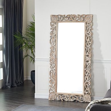 Stella & Eve Mango Wood Wall Mirror