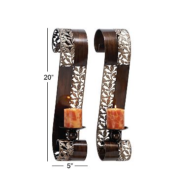 Stella & Eve Iron Wall Sconce 2-Piece Set