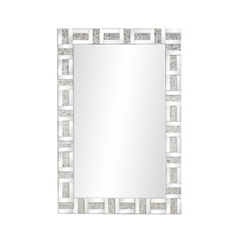Stella & Eve Silver Wood Wall Mirror