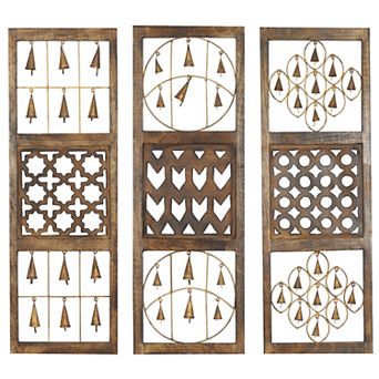 Stella & Eve Detailed Wall Decor 3 pc Set