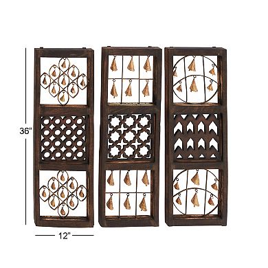 Stella & Eve Detailed Wall Decor 3-piece Set