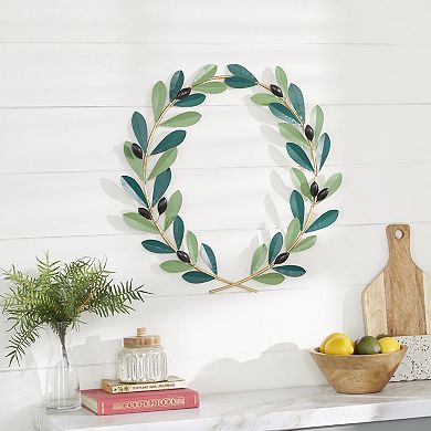 Stella & Eve Green Iron Wall Decor