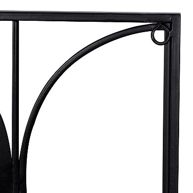 Stella & Eve 20" x 20" Geometric Iron Wall Decor 2-Piece Set