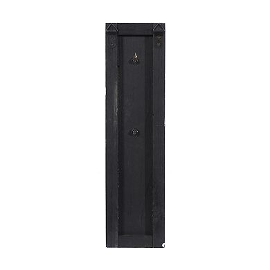 Stella & Eve Black Metal & Wood Wall Sconce Set
