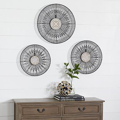 Stella & Eve Boho Circle Wall Decor 3-Piece Set