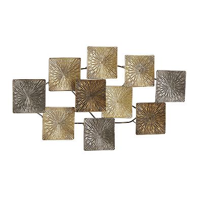 Stella & Eve Abstract Gold Metal Wall Decor