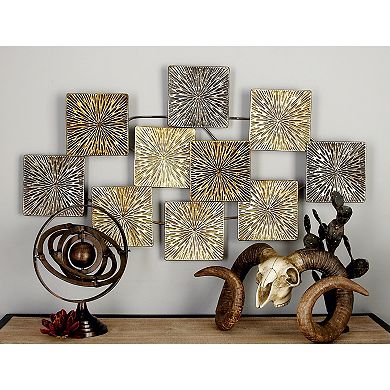 Stella & Eve Abstract Gold Metal Wall Decor