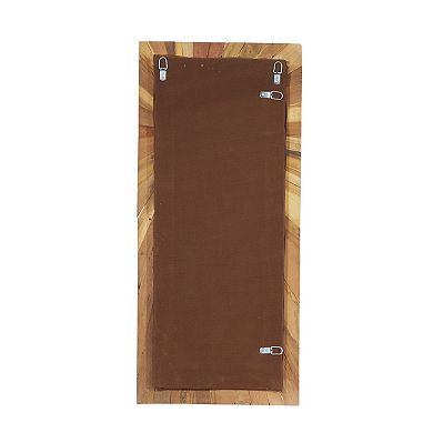 Stella & Eve Teak Wood Sunburst Wall Decor