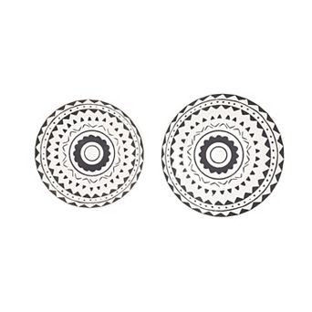 Stella & Eve Ceramic Plate Wall Decor 2 pc Set