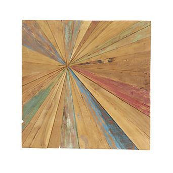 Stella & Eve Sunburst Distressed Wall Decor