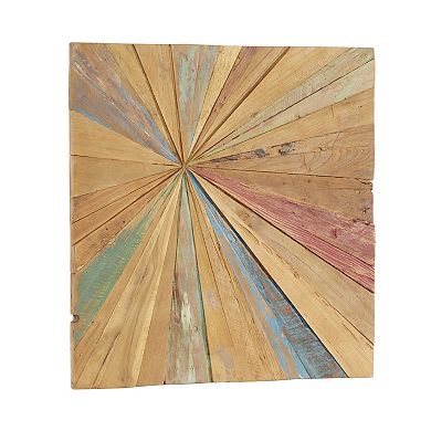 Stella & Eve Sunburst Distressed Wall Decor