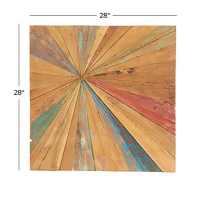 Stella & Eve Sunburst Distressed Wall Decor