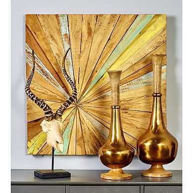 Stella & Eve Sunburst Distressed Wall Decor