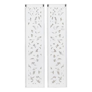 Stella & Eve Carved Wood Wall Decor 2-Piece Set
