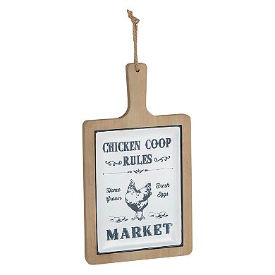 Stella & Eve Chicken Coop Rules Wall Decor