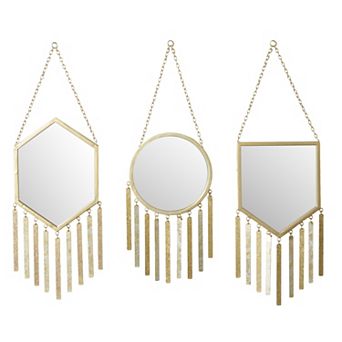 Stella & Eve Geometric Shape Wall Mirror 3 pc Set