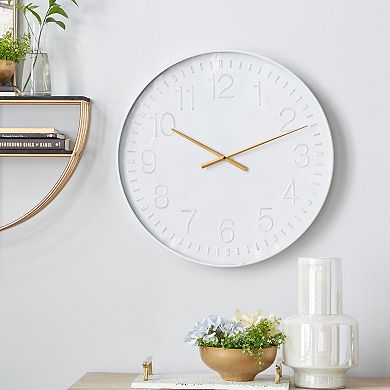 Stella & Eve White Wall Clock