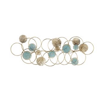 Stella & Eve Rose Gold Finish Circle Wall Decor