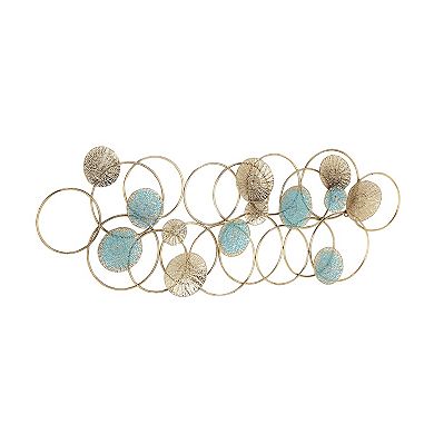 Stella & Eve Rose Gold Finish Circle Wall Decor