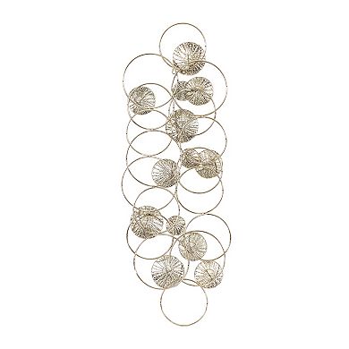 Stella & Eve Rose Gold Finish Circle Wall Decor