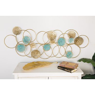Stella & Eve Rose Gold Finish Circle Wall Decor