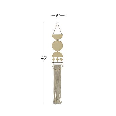 Stella & Eve Geometric Tassel Wall Decor
