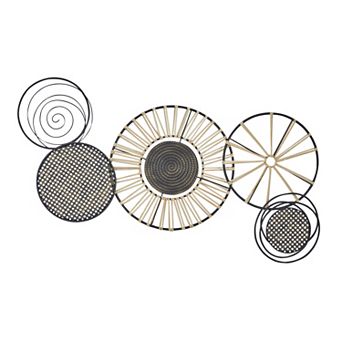 Stella & Eve Circle Detailed Wall Decor
