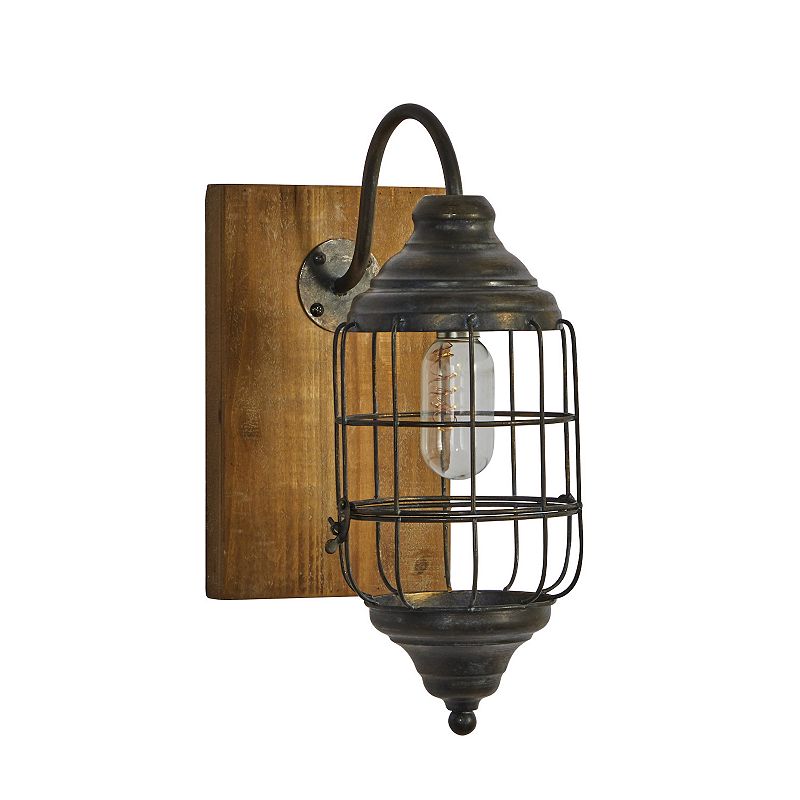 Stella & Eve Industrial Sconce Wall Light, Black