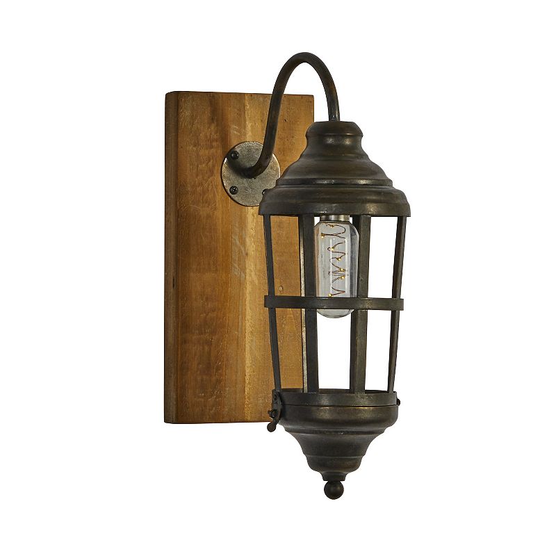 Stella & Eve Industrial Sconce Wall Light, Black